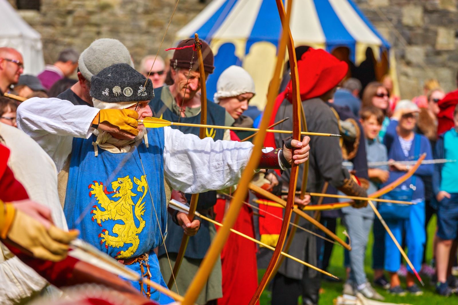 Chepstow Castle re-enactment